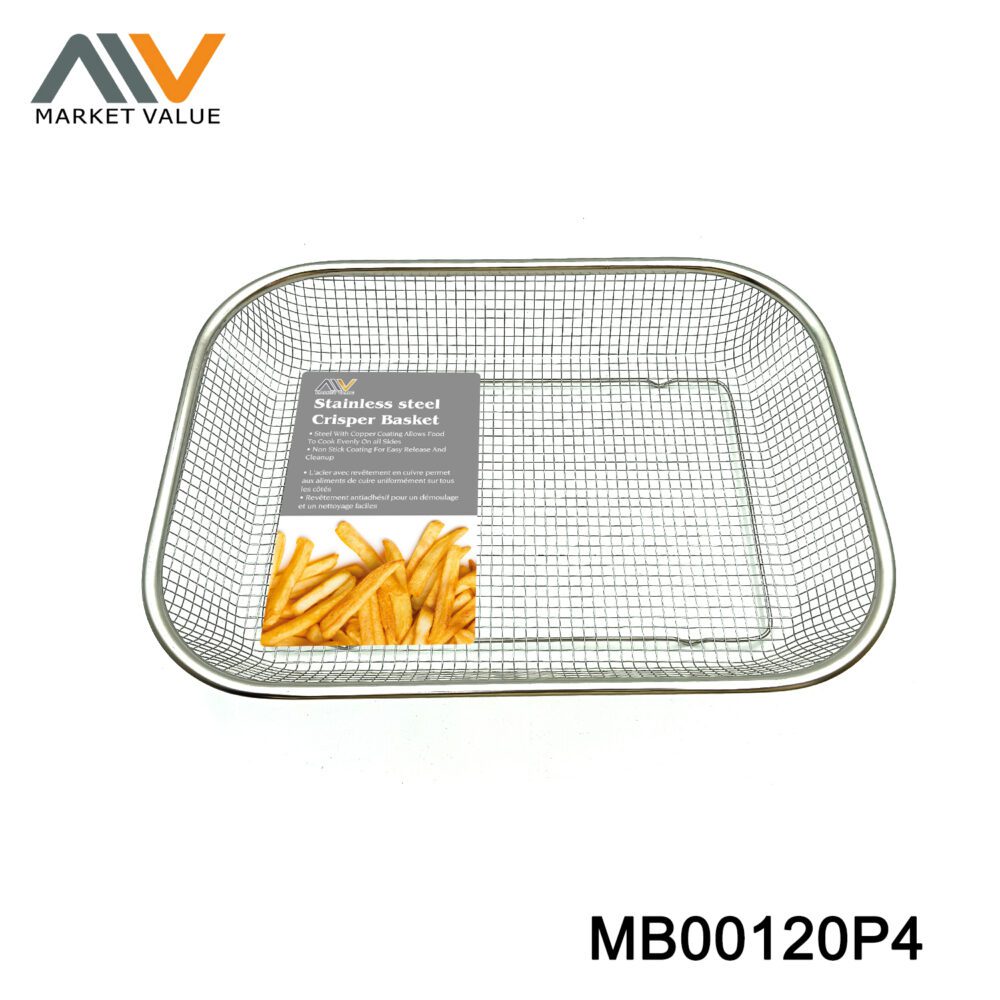 15*11*2.6In Ss Crisper Basket Lable