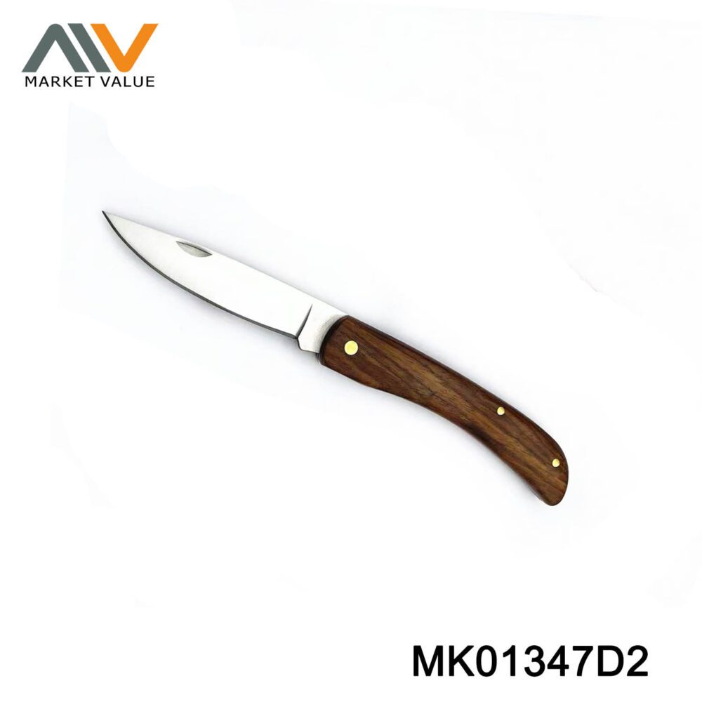 Folding Pocket Knife With Rosewood Handle