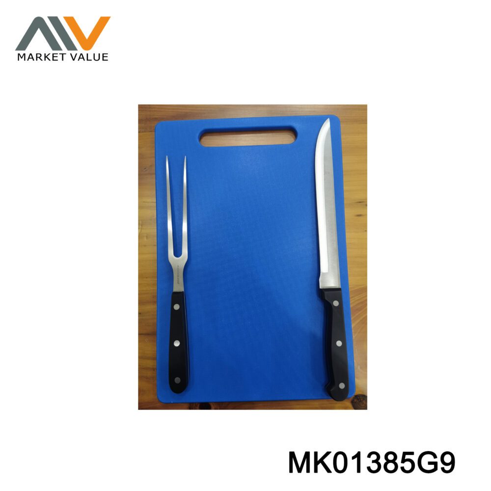 Knife And Fork With Cutting Board Set Db