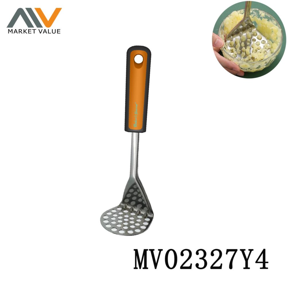 Potato Press With Tpr Handle