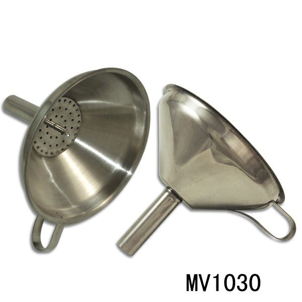 5.8" S/S Funnel W Filter Tag Card