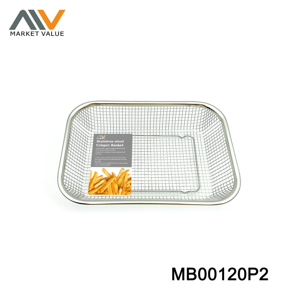 11.6*8*2.6In Ss Crisper Basket Lable