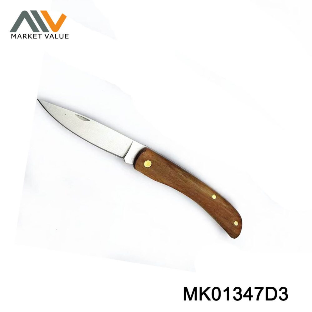 Folding Pocket Knife With Rosewood Handle