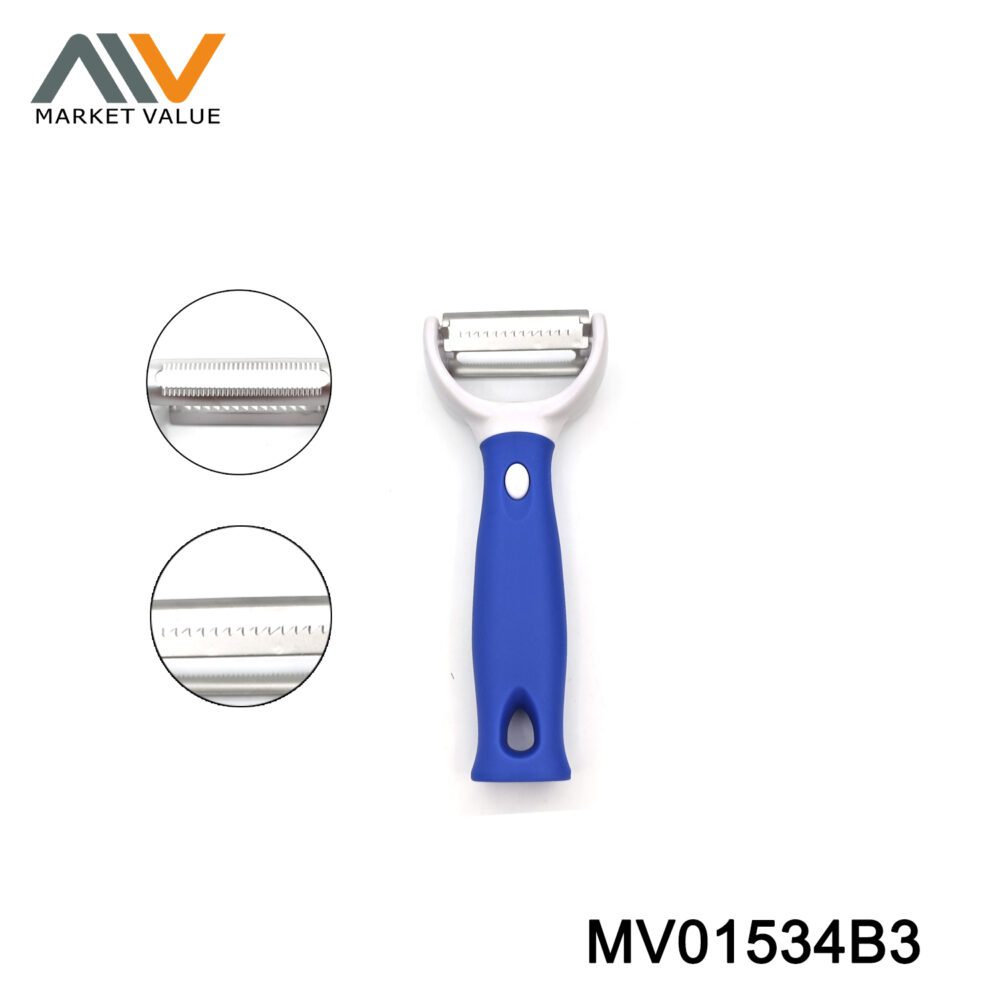 Ss 2 Blade Y Shape Peeler Plastic Handle Bc