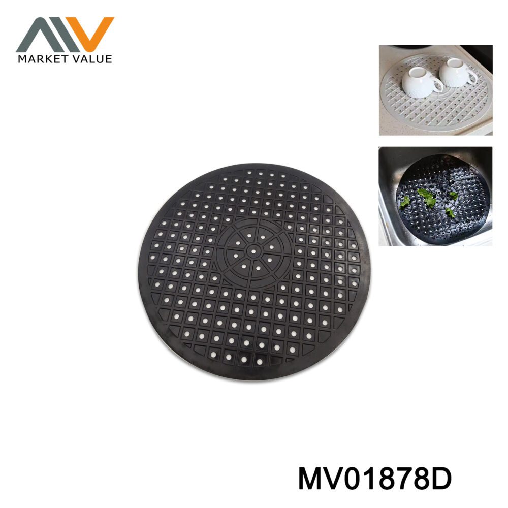 Dia:31Cm Transparent Bath Mat In Polybag