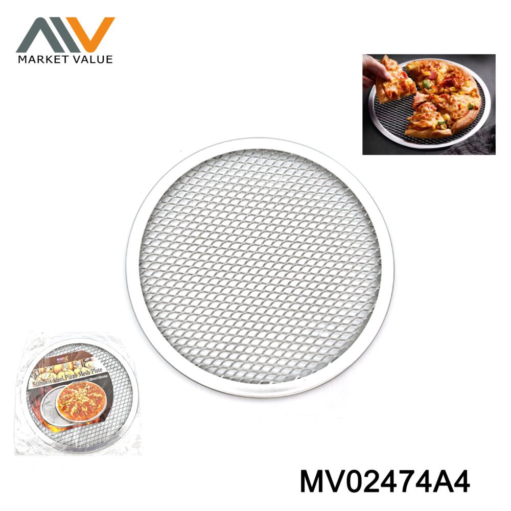 35Cm Pizza Mesh Plate Aluminium Lable