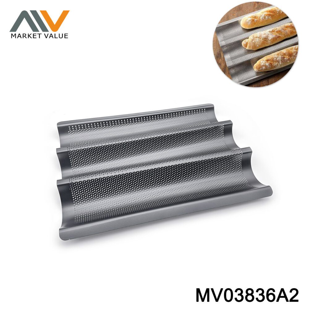 3 Slots Baguette Pan