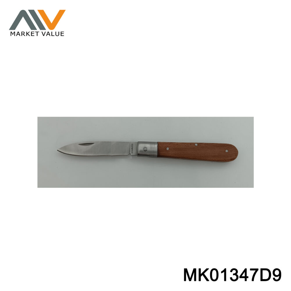 3.5" Folding Pocket Knife With Rosewood Handle