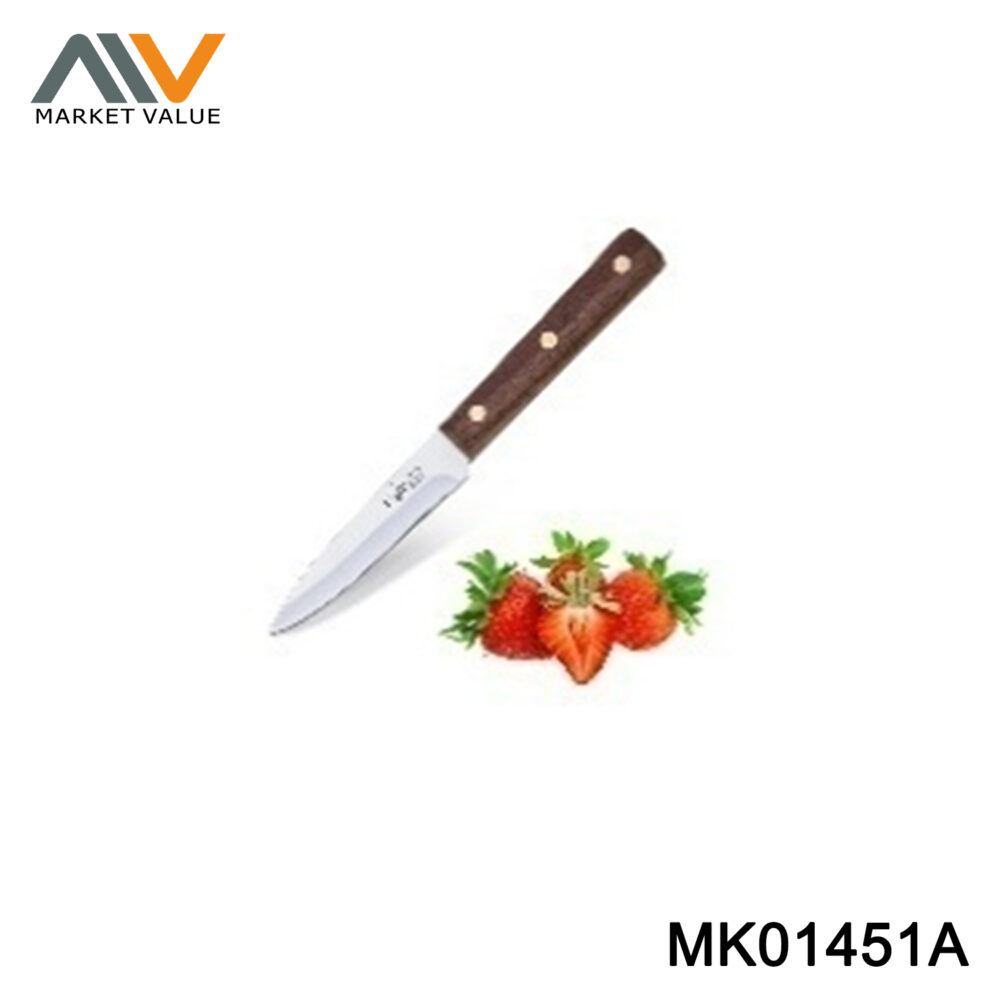 3.5" Paring Knife Wooden Handle TC