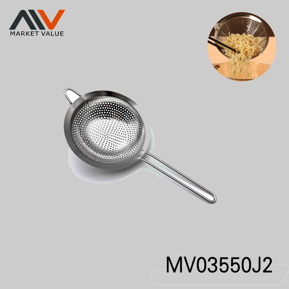 14CM SS Round Hole Strainer