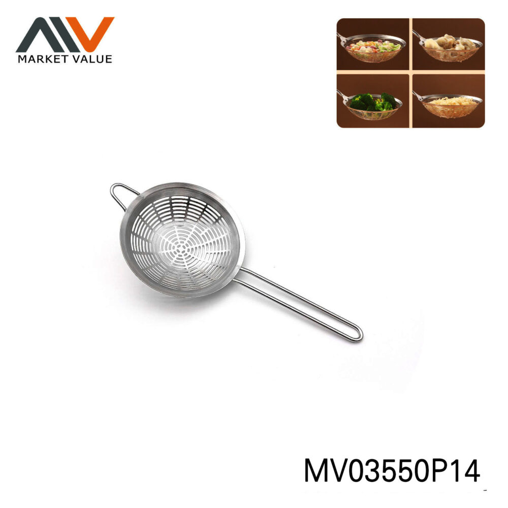 14CM SS Long Hole Strainer