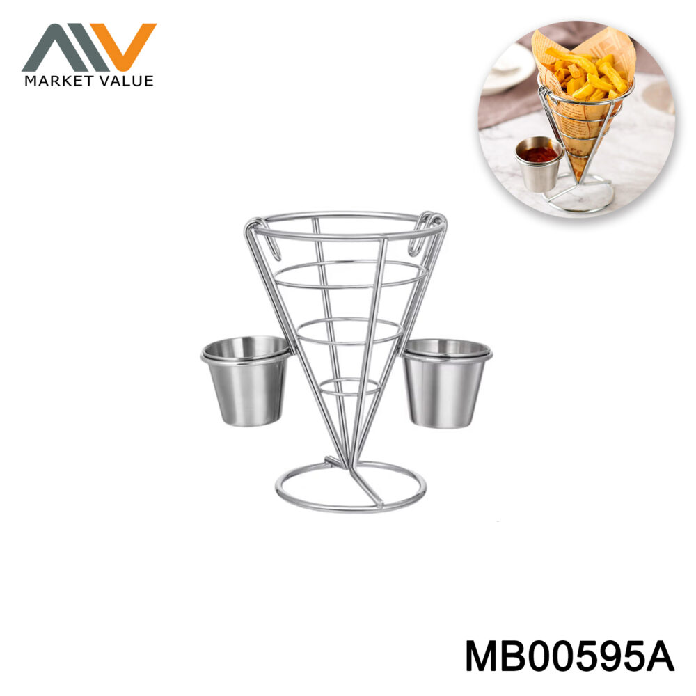 French Fries Basket with 2 Cups
