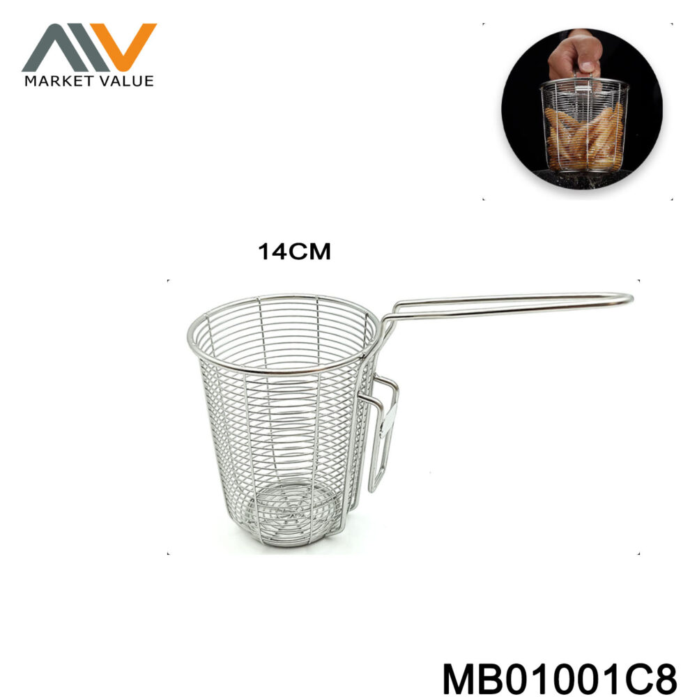 14CM Stainless Steel French Fry Basket