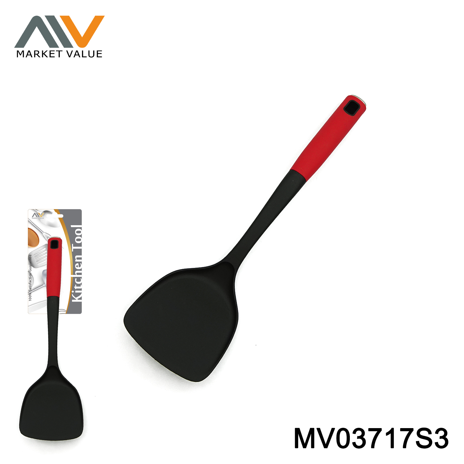 NYLON Solid Turner WITH PP and TPR HANDLE