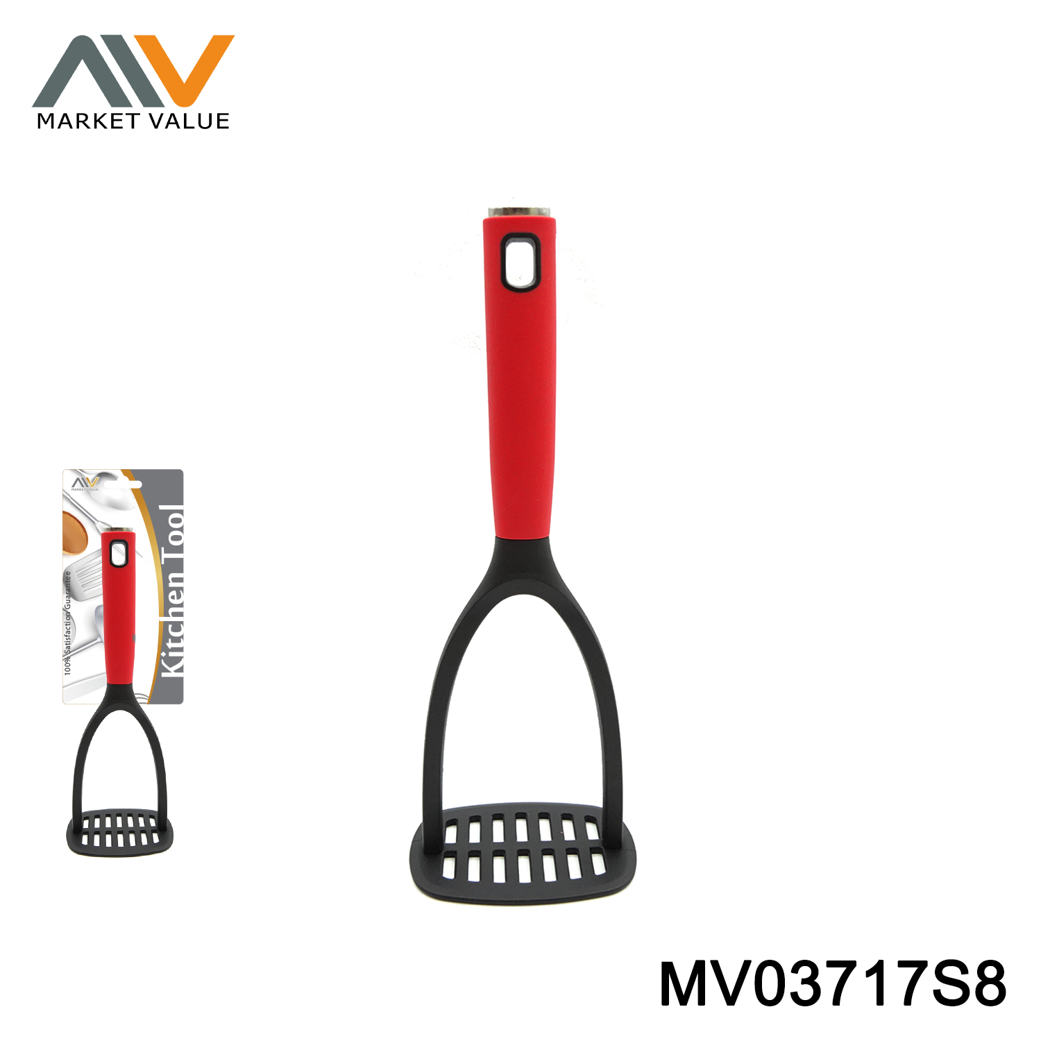 NYLON Potato Press WITH PP and TPR HANDLE