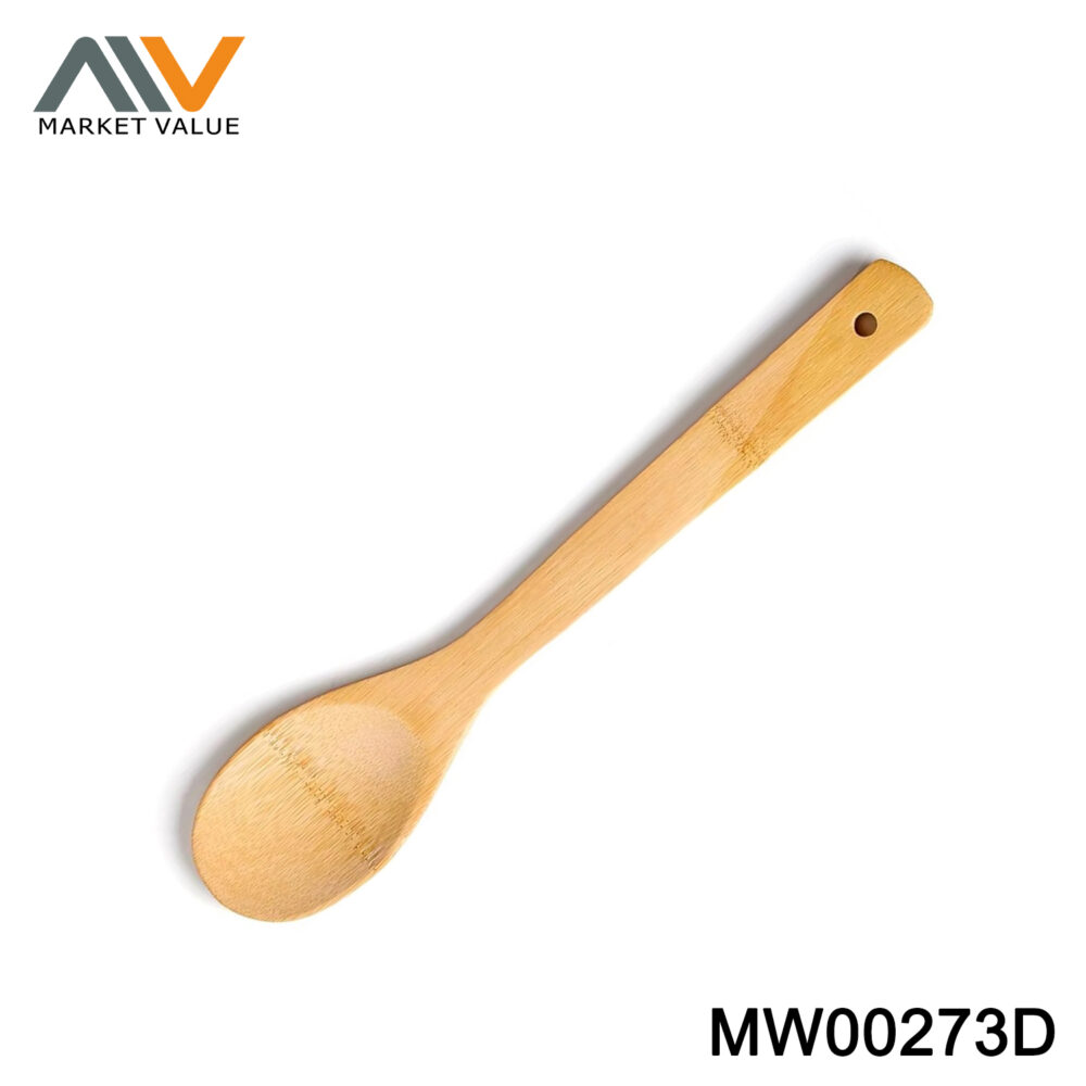 SINGLE PC BAMBOO TOOLS SPOON TAG CARD