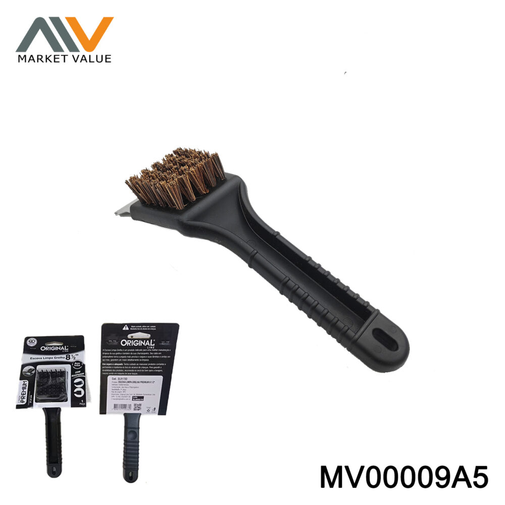 8.5"BRUSH WITH PLASTIC HANDLE（BROSSE POUR GRILLE)