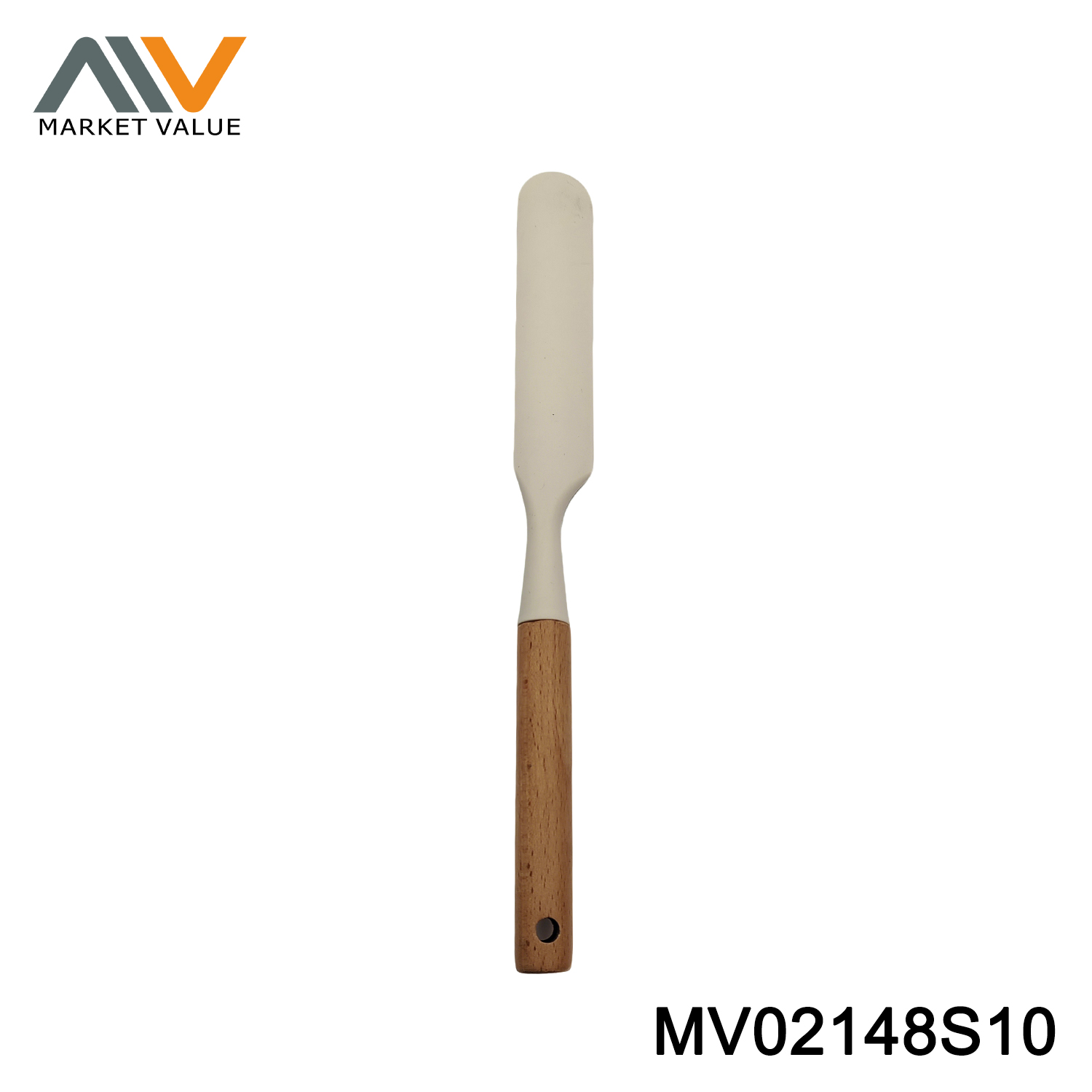 SILICONE SCRAPER  Beech Handle TC