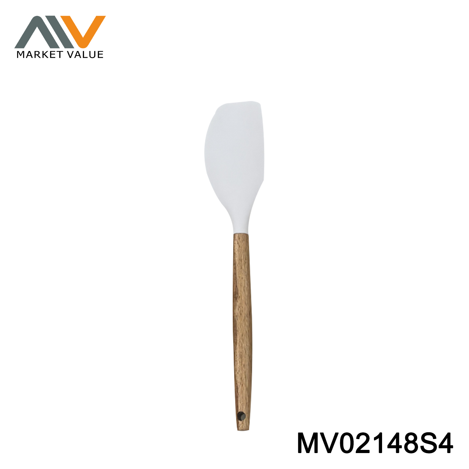 Big SILICONE SCRAPER Beech Handle TC