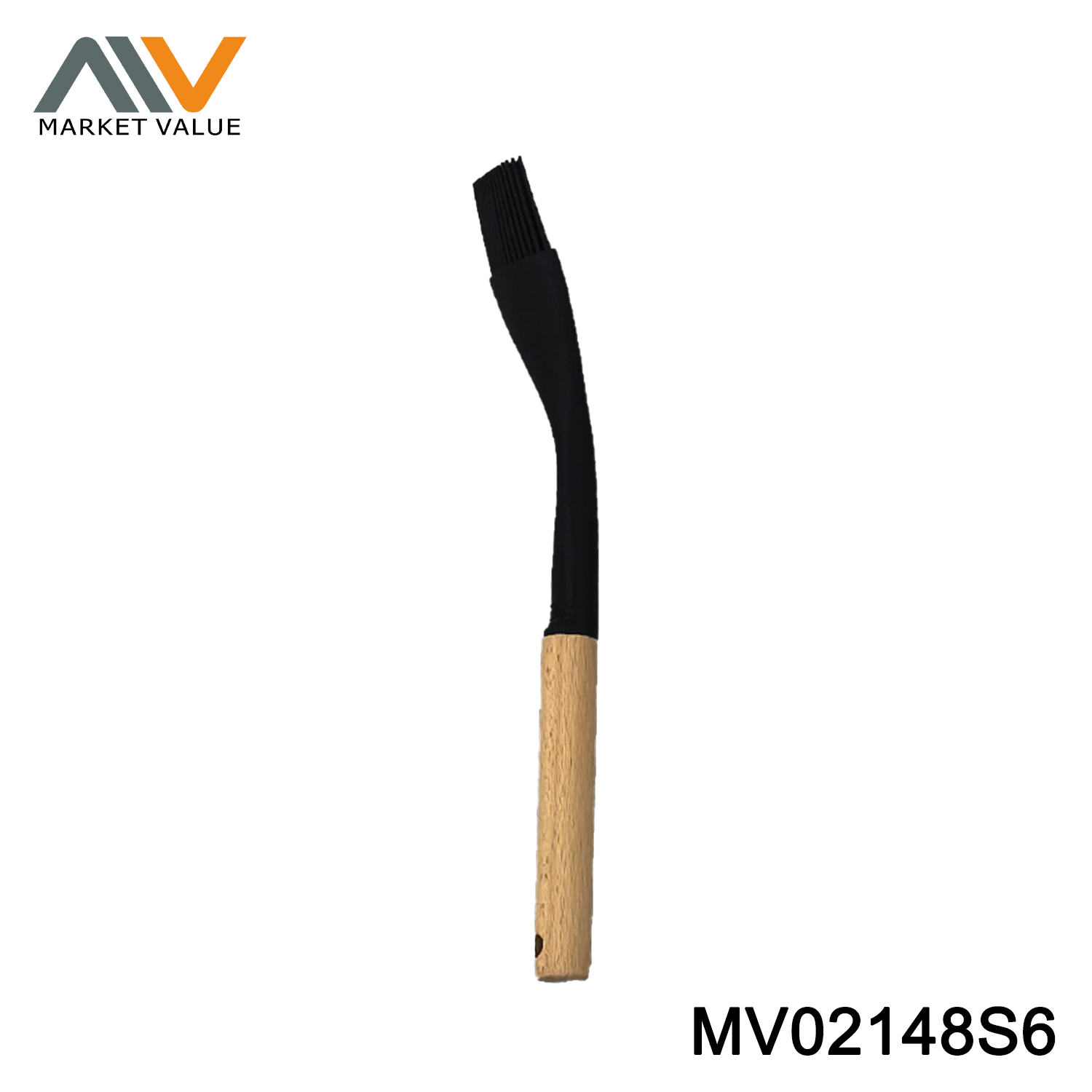 Silicone Brush With Beech Handle