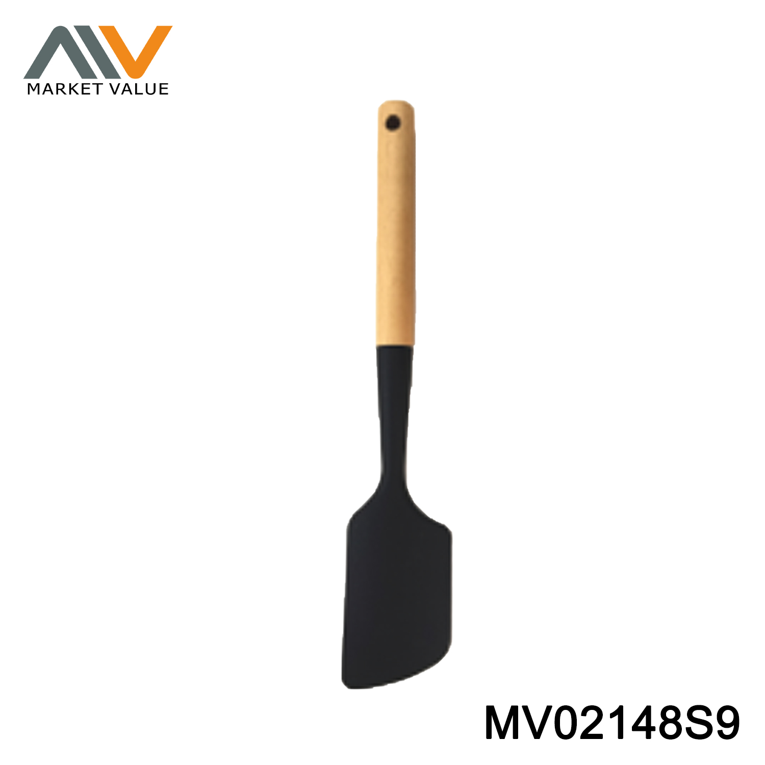 Big SILICONE SCRAPER Beech Handle TC