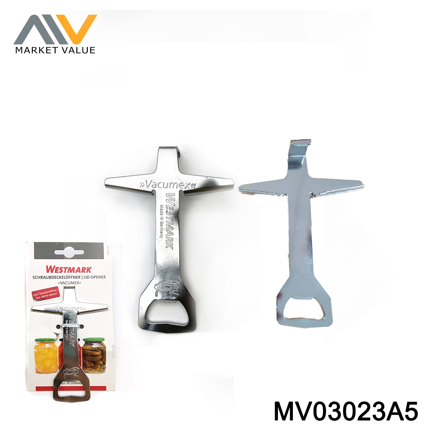 2 FUNCTION MEATL CAN AND Bottle Opener TC