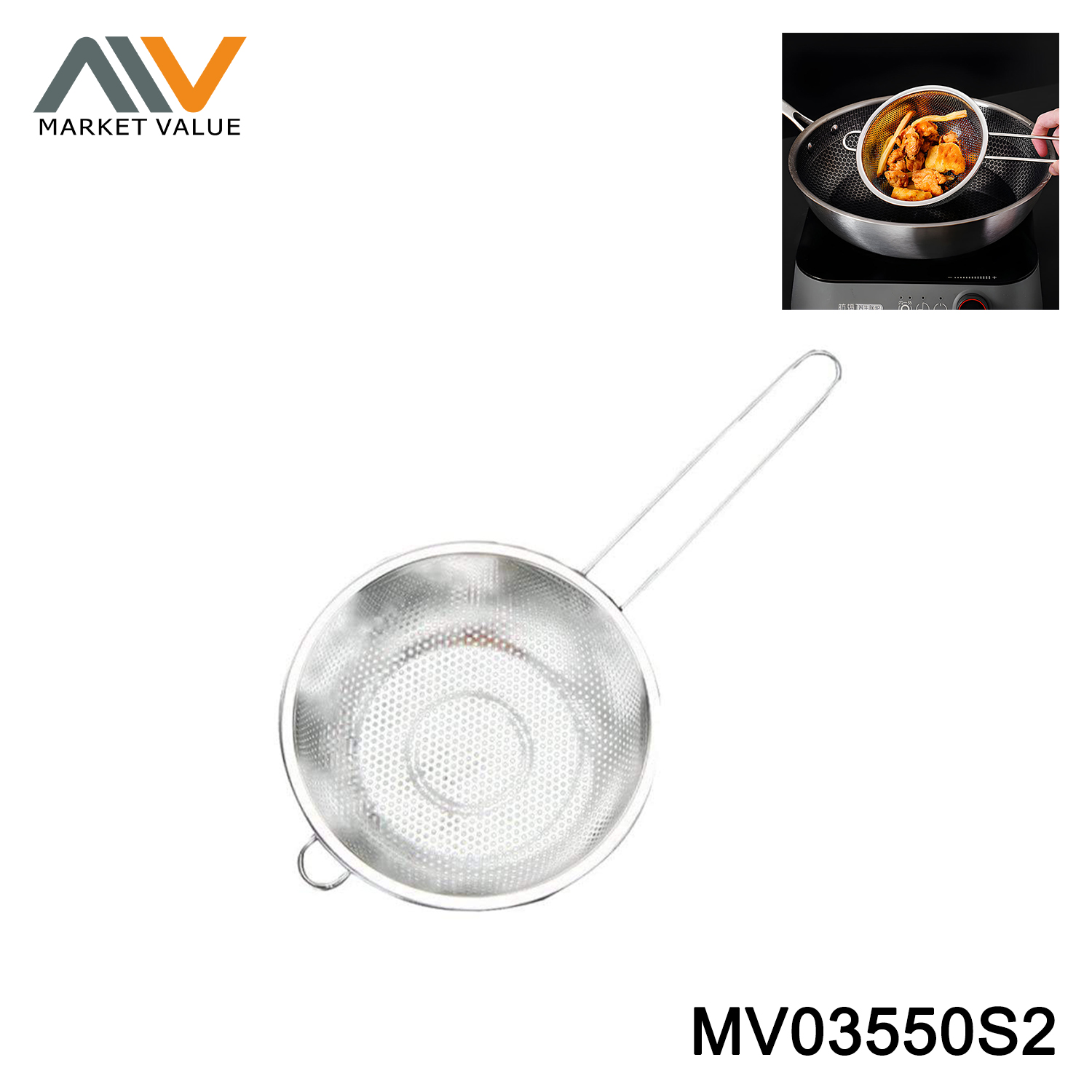 SS STRONG STRAINER PLATE HOLE TC