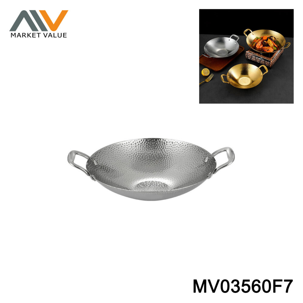 SS NONSTICK FRY PAN WHEEL CARD