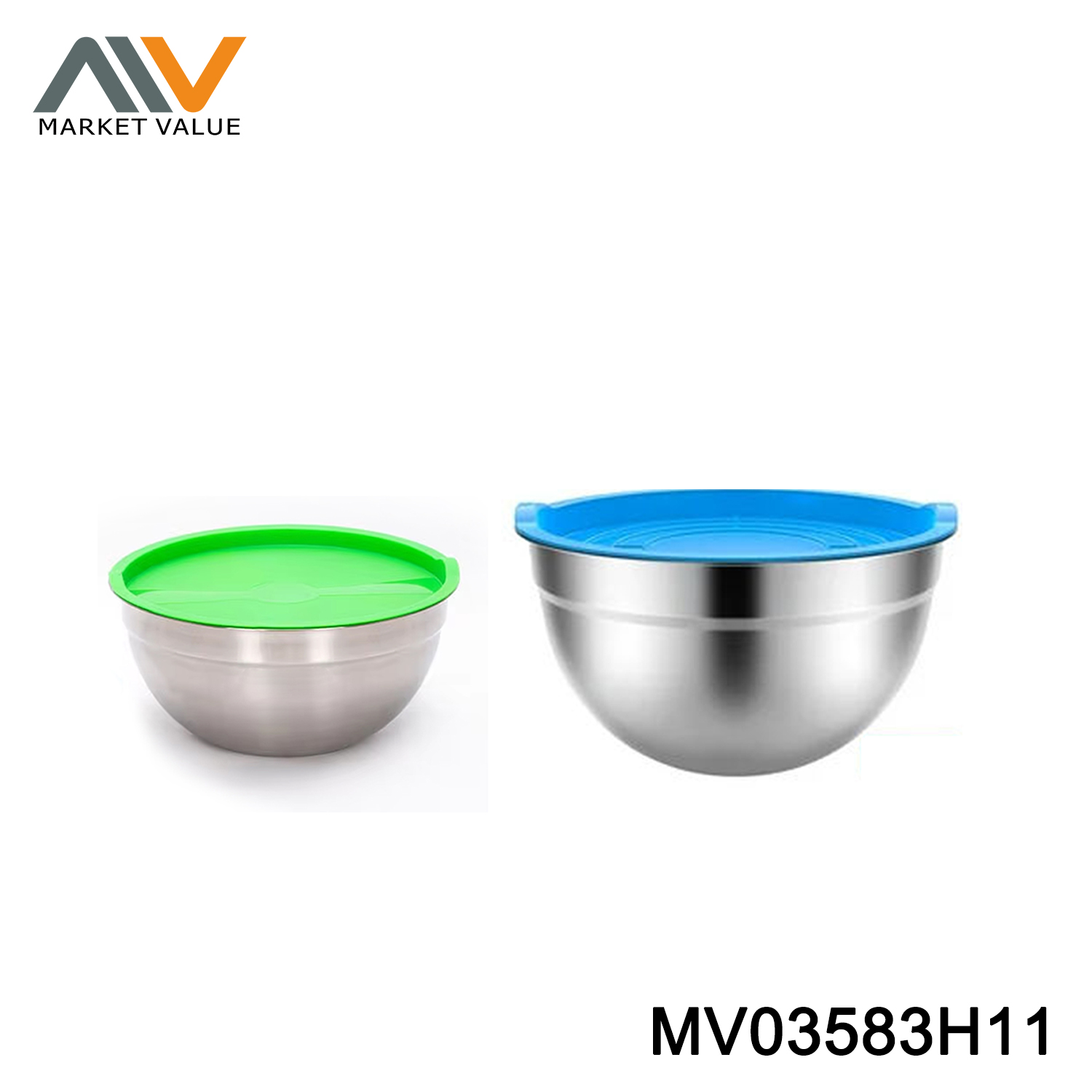 MV03583H11 26CM SS Salad Bowl In Color Box