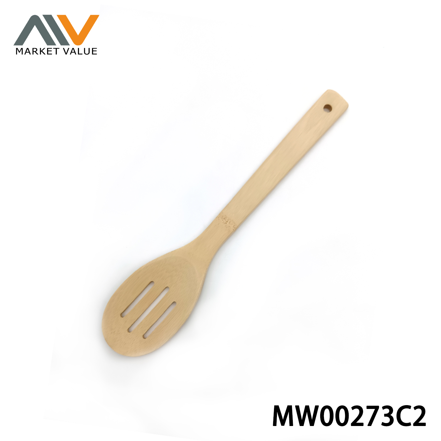 Bamboo Slotted Spoon TAG