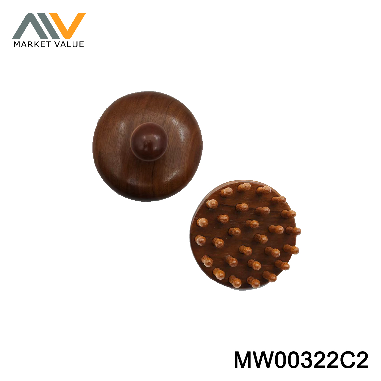 Massage Comb with Wooden Handle