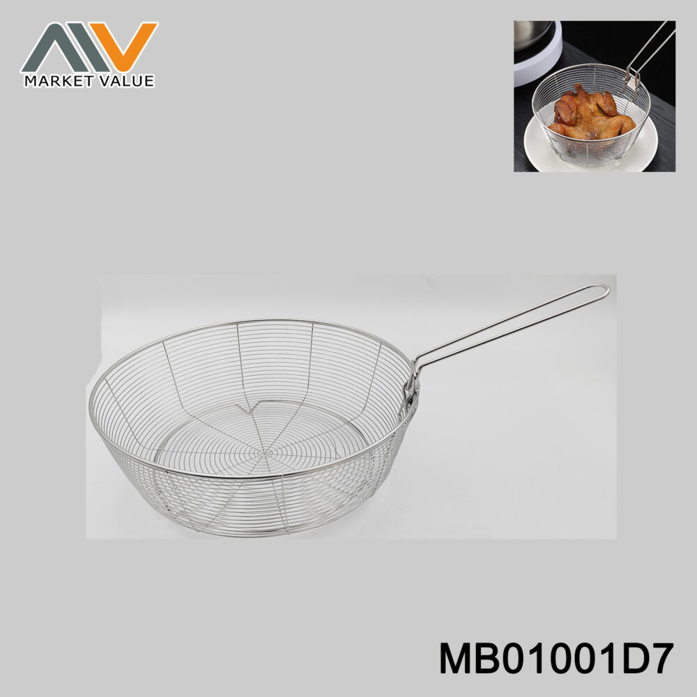 27CM Fry Basket Detachable handle