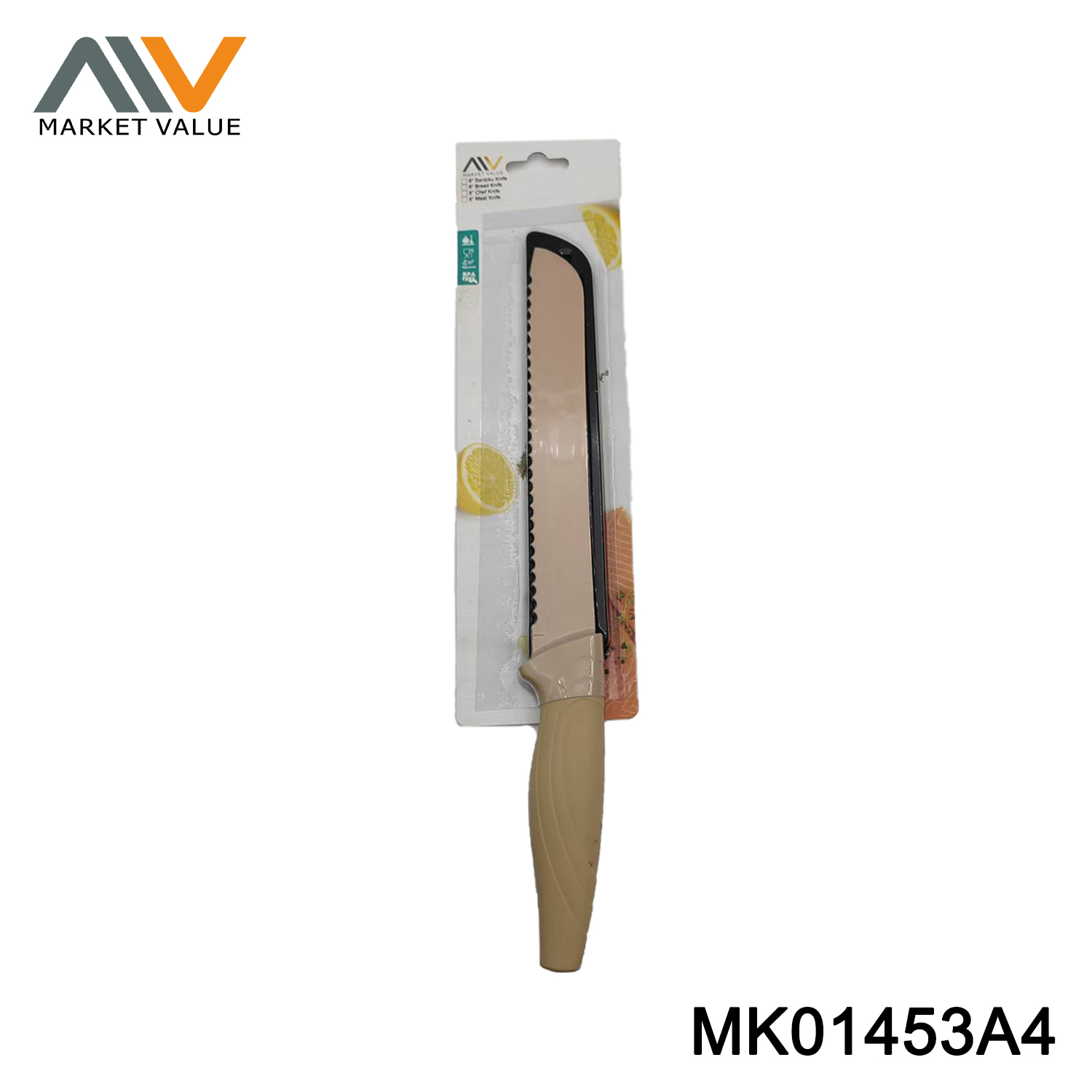 8"NON STICK COATED BREAD KNIFE