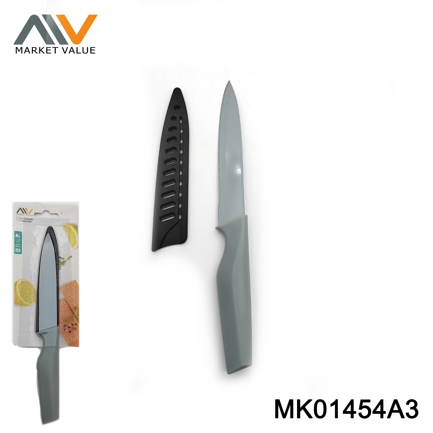 5" NONSTICK FRUIT KNIFE,B/C