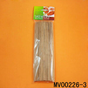 10" 100Pcs Carbonize Bamboo Skewer In Bag