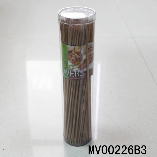 10" 200Pcs Carbonize Bamboo Skewer