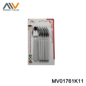 Set Of 6PC Tea Spoon With PP Handle