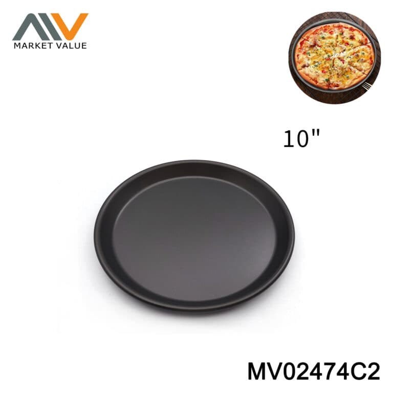 10 inch aluminium alloy pizza pan nonstick label