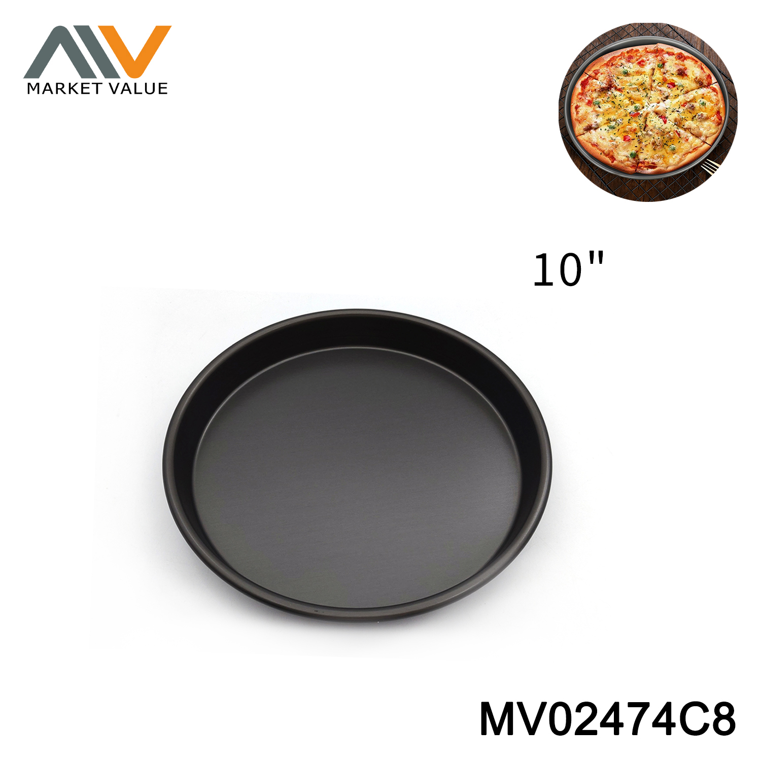 10 inch aluminum alloy pizza pan nonstick Lable