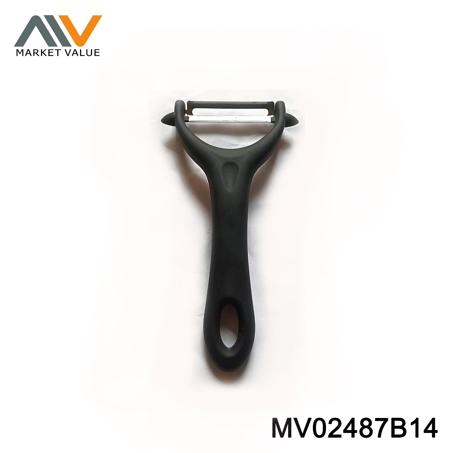 S/S PEELER WITH PLASTIC HANDLE