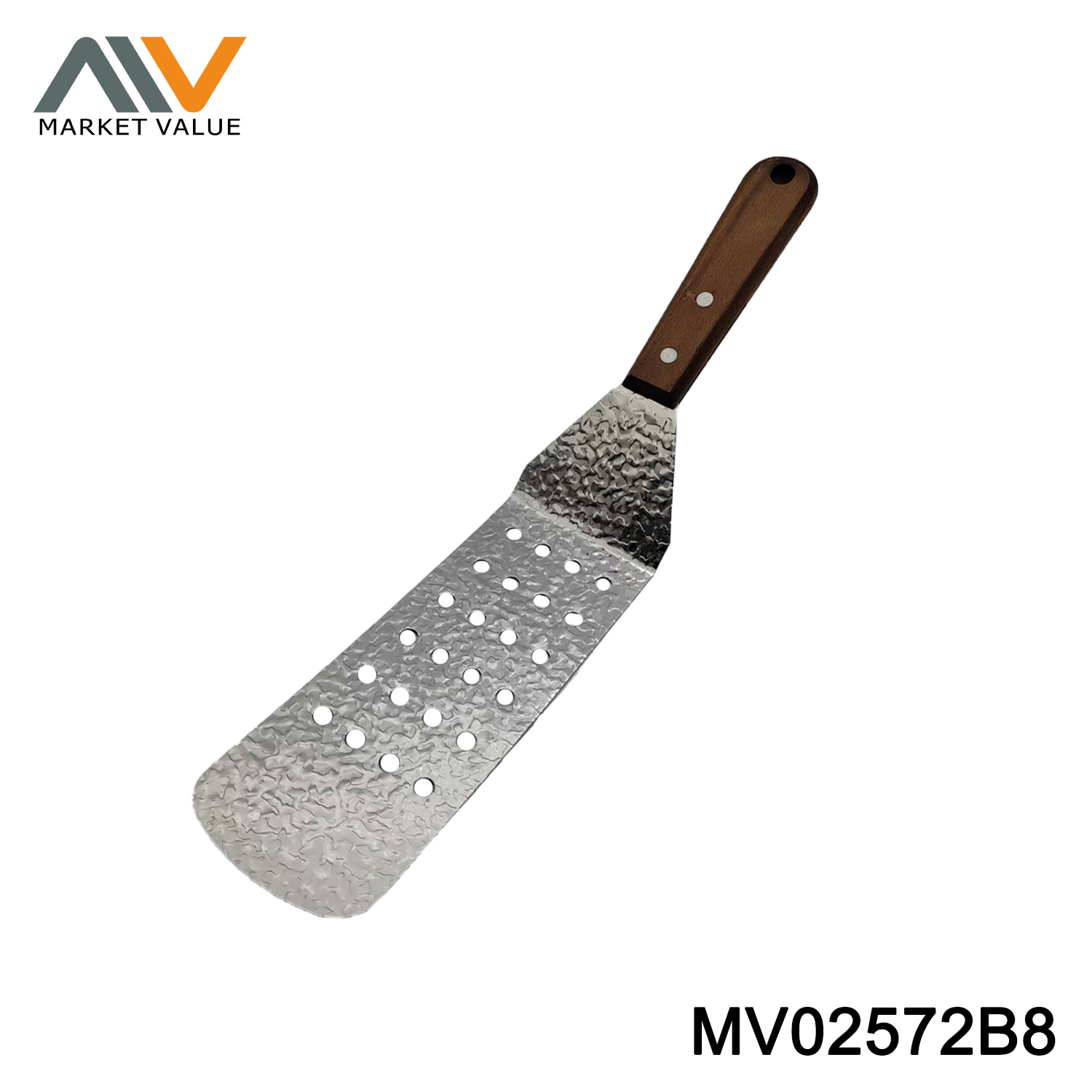 SS Sloted Turner Wooden Handle TC