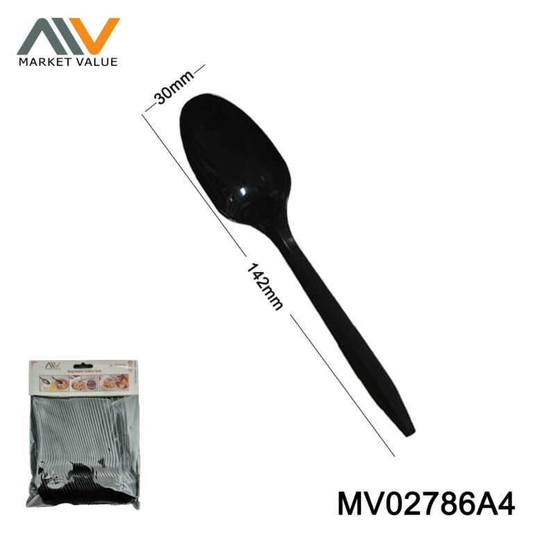 60 PK Plastic Spoons PP Material in polybag
