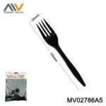 60 PK Plastic Forks PP Material in polybag