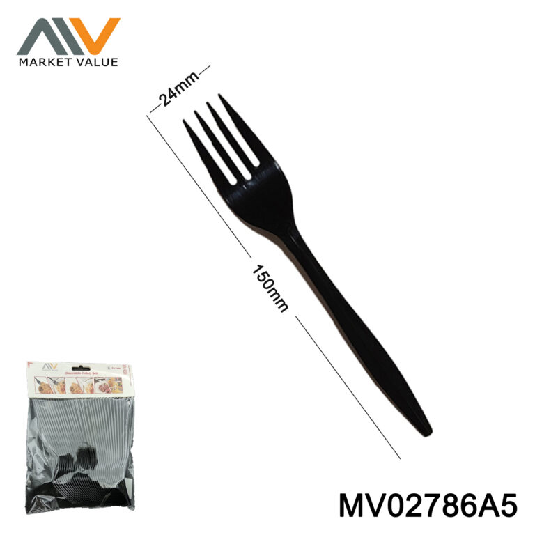 60 PK Plastic Forks PP Material in polybag