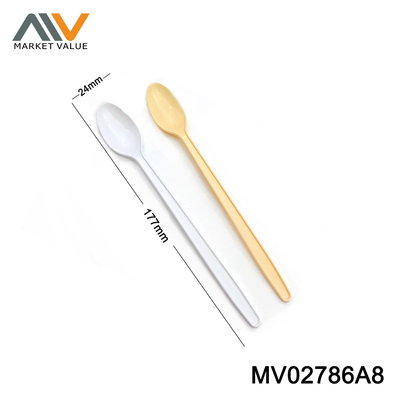 24 PK Plastic Spoons