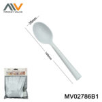 36 PK Lightweight Plastic Spoon in polybag
