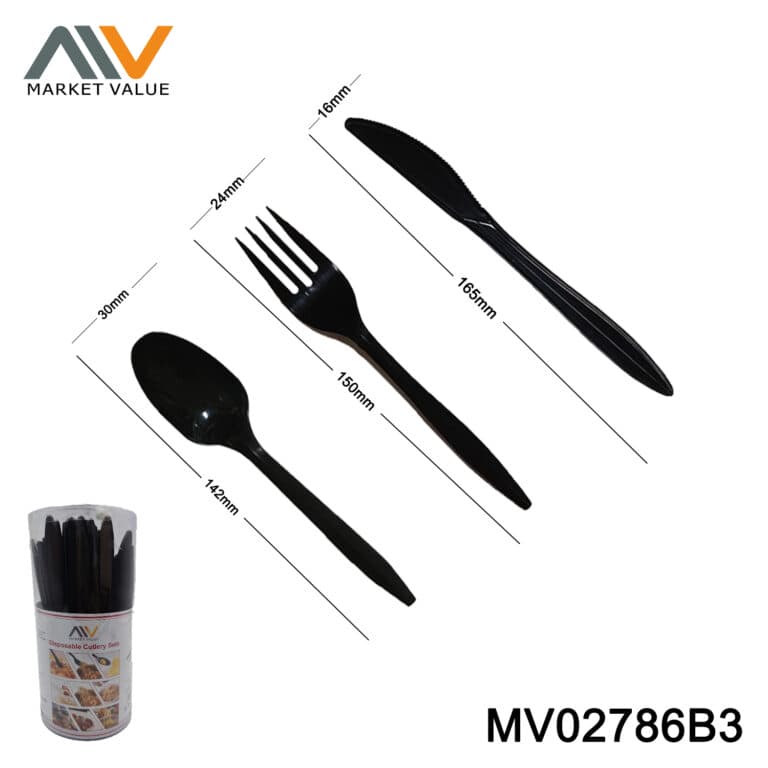 60 PCS PP plastic knife