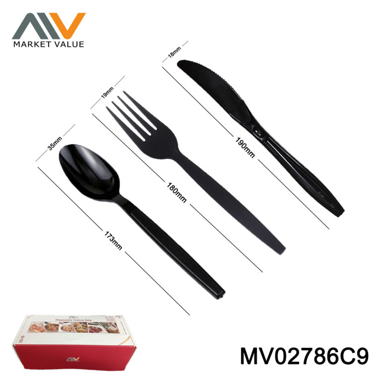 48 PCS 7 inch PP plastic knife