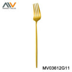 Gold Dinner Fork Set (4 piece) With Gold Plated