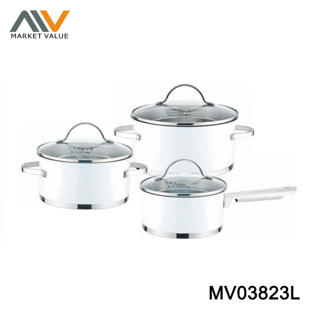 201 S/S 6pcs cookware set
